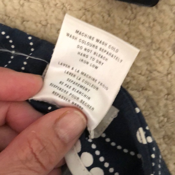 Blue and cream skirt - Picture 5 of 5